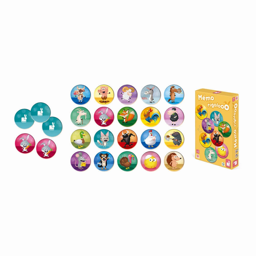 Janod Memory Game - Memo Rigolooo