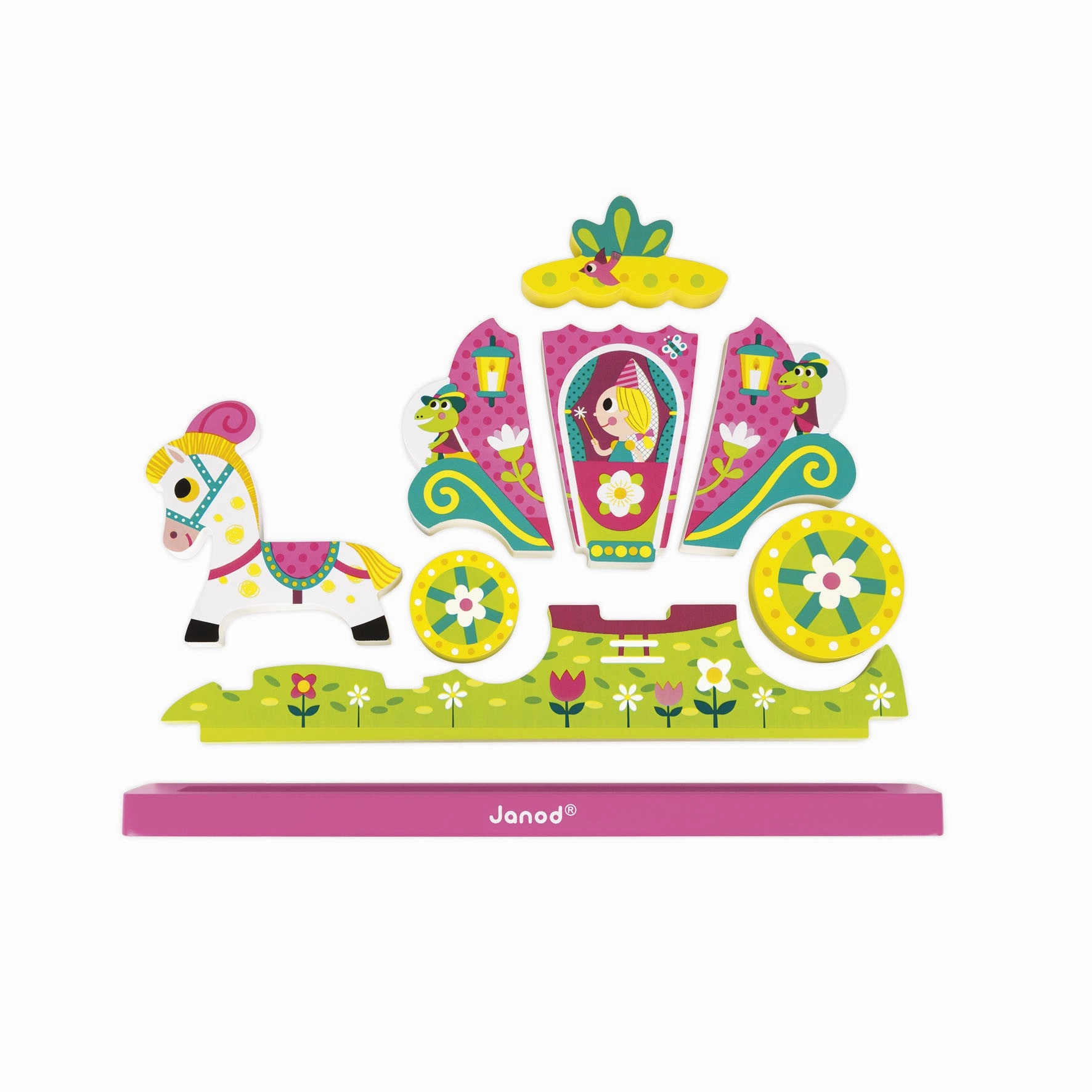 Janod Princess Magnetic Vertical Puzzle