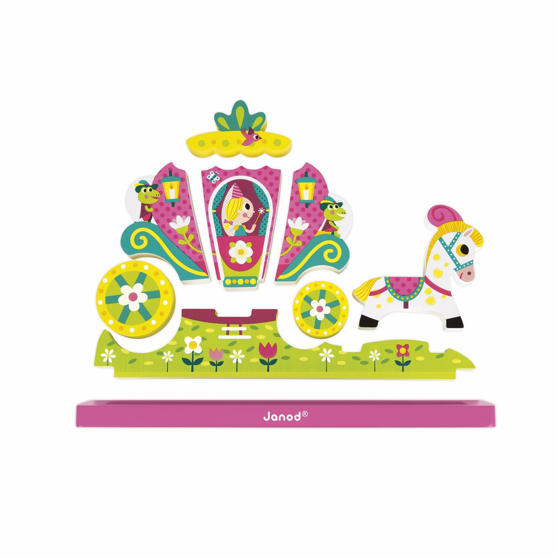 Janod Princess Magnetic Vertical Puzzle