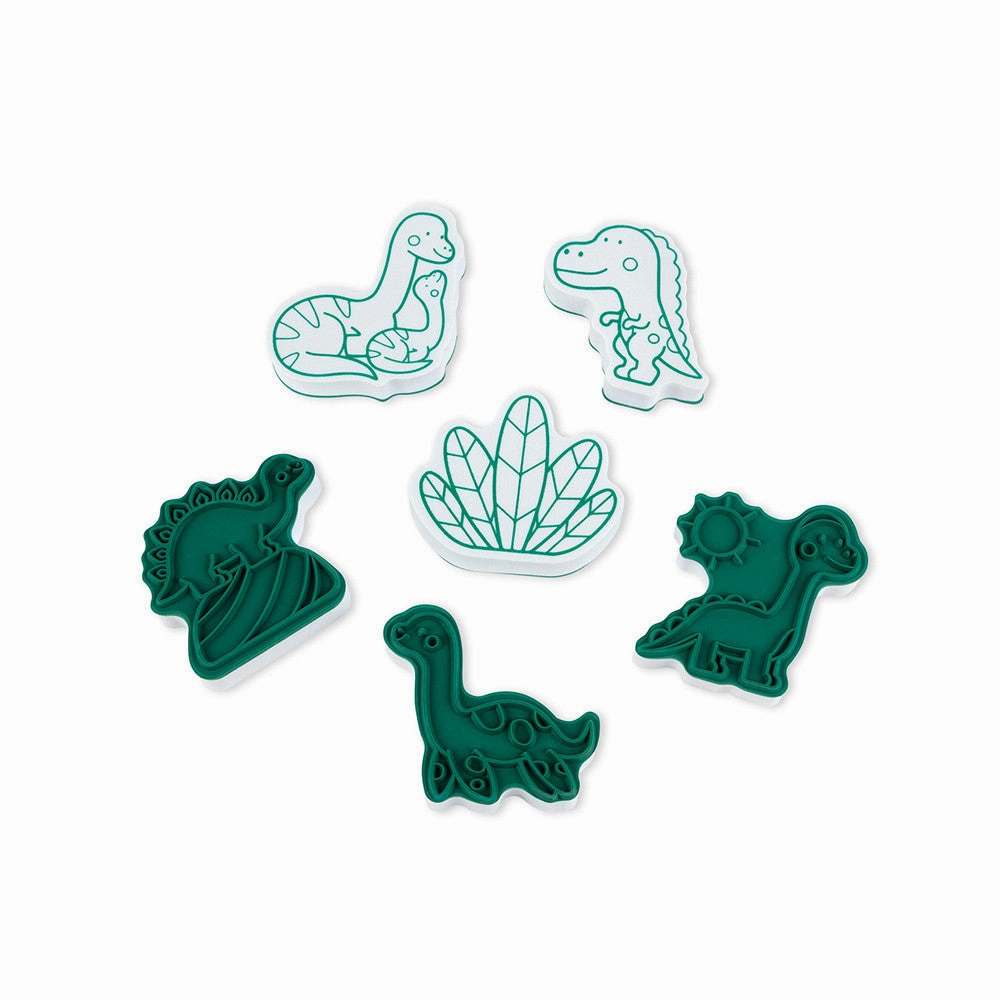 Janod Set of 15 Stampinoo Dino Stamps