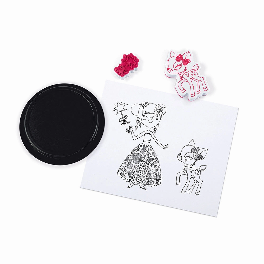Janod Set of 30 Stampinoo Ladies Stamps