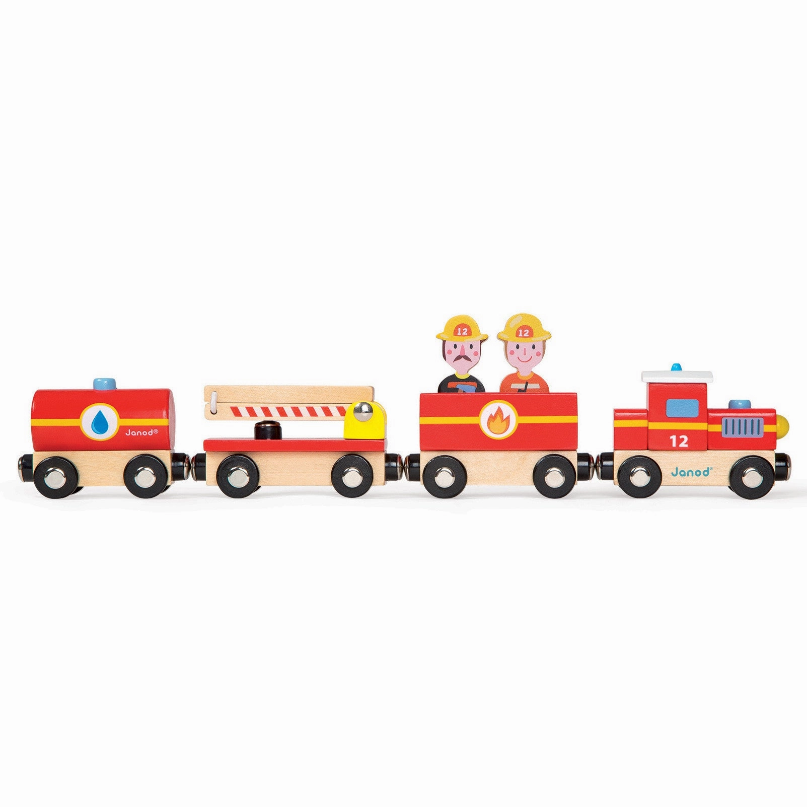 Janod Story Box Firefighter Train