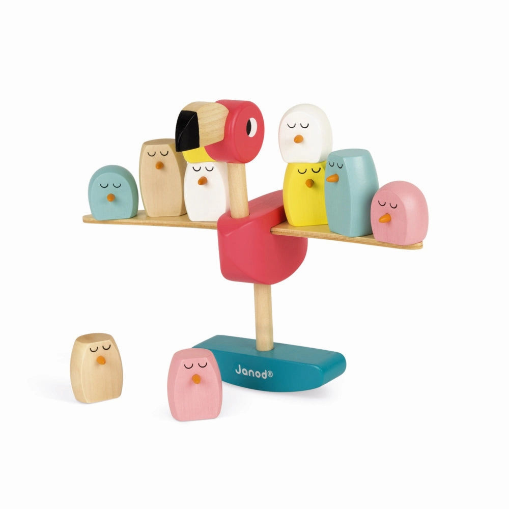 Janod Zigolos Balancing Game - Flamingo