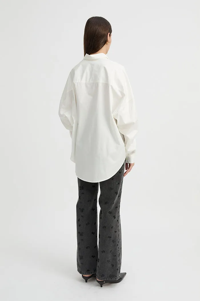 Jeanne Shirt White