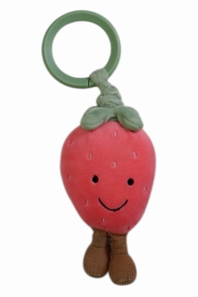 Jellycat Strawberry Rattle O/S