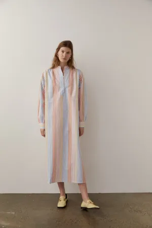 Jodie Dress Blue/Orange