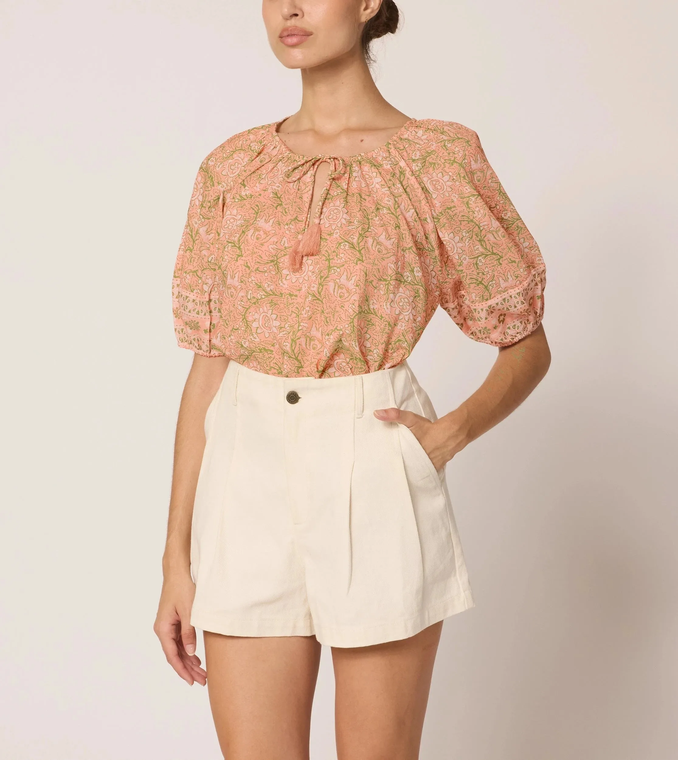 Johana Blouse | Cecil Blush