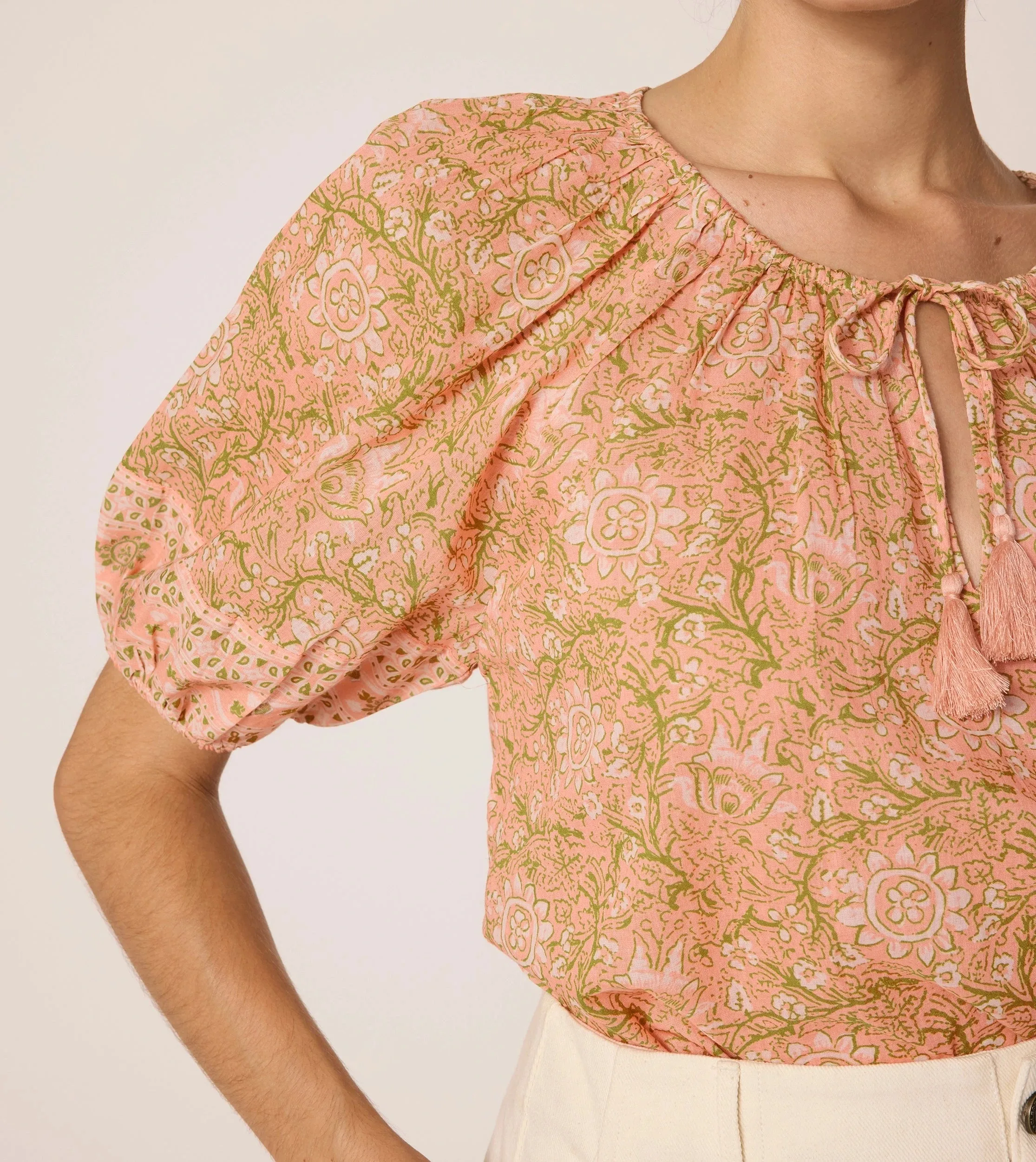 Johana Blouse | Cecil Blush