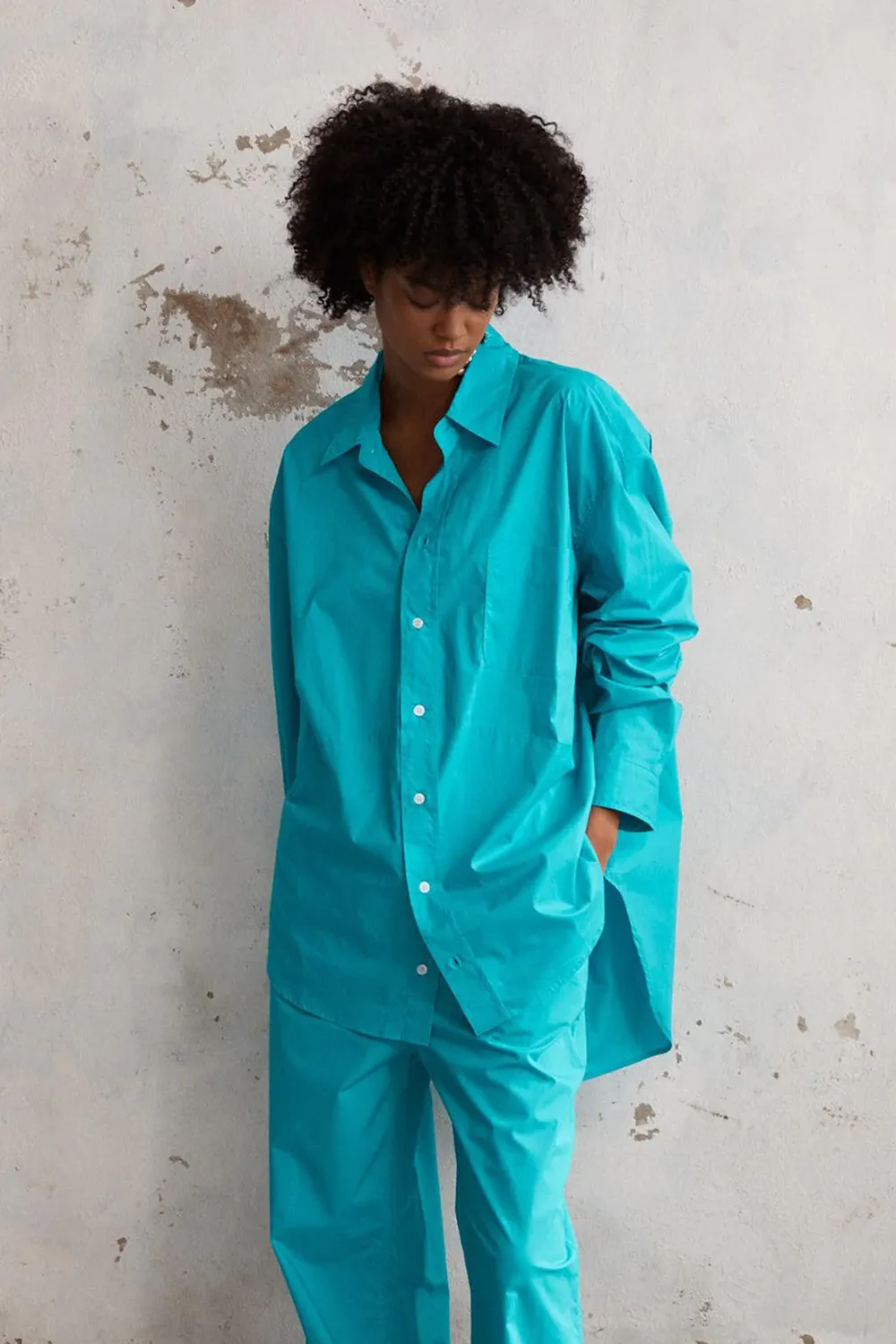 Jones Shirt Aqua