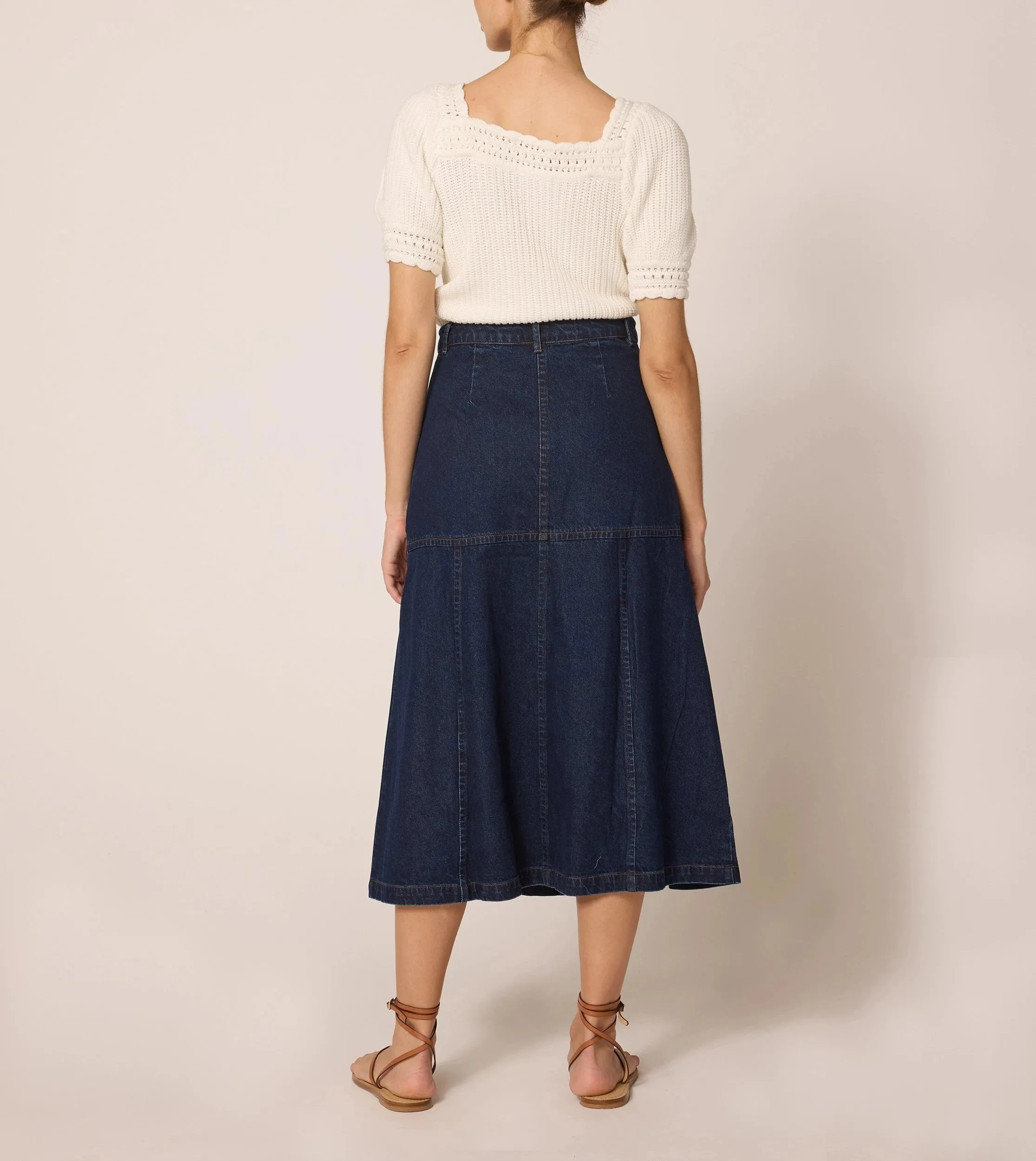 Josie Midi Skirt | Dark Denim