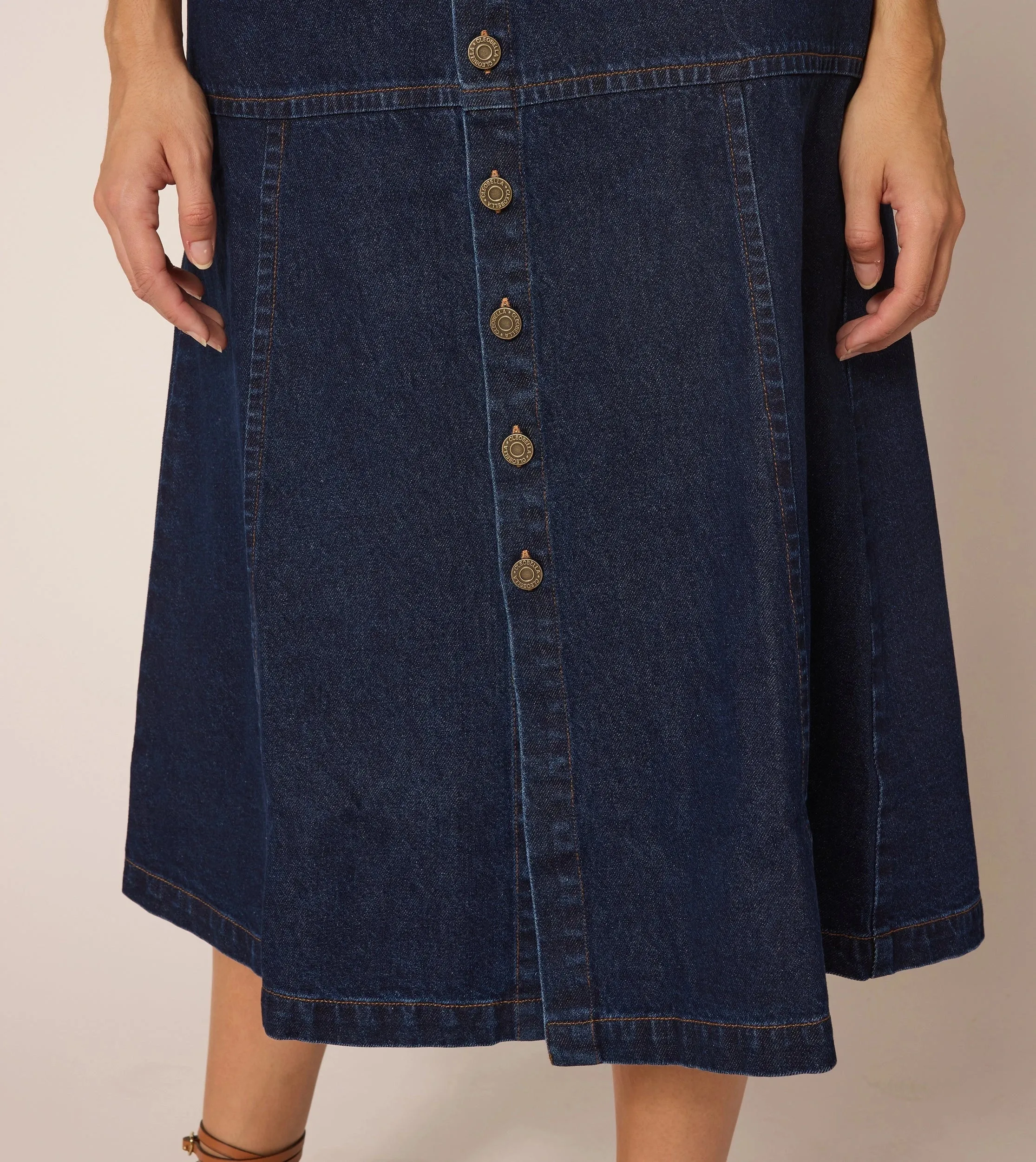 Josie Midi Skirt | Dark Denim