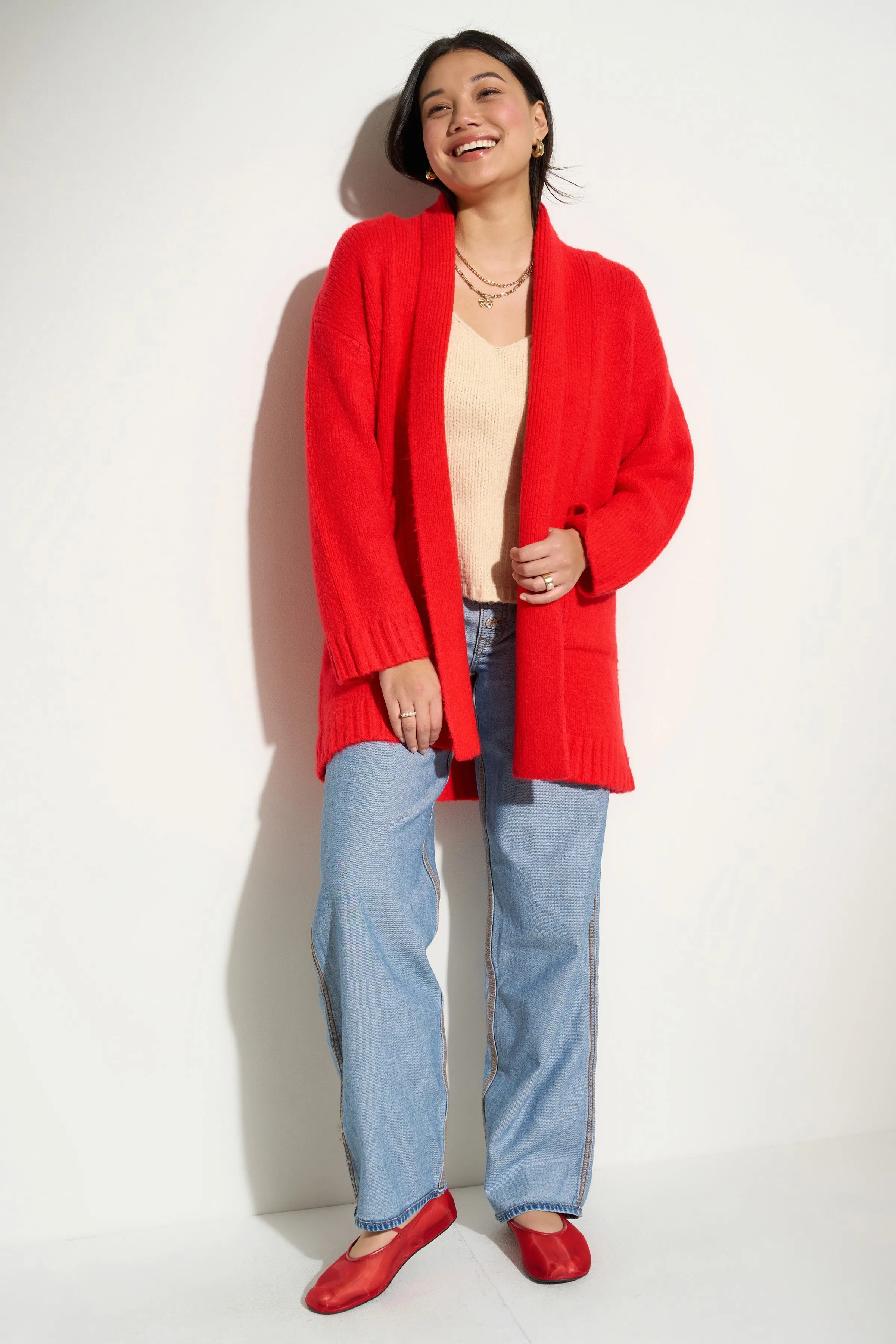 Juliet Cardigan - Red