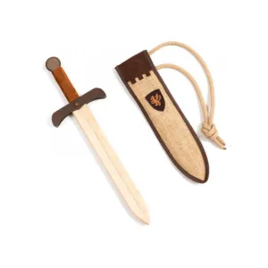 Kalid Medieval Sword Kamelot Natural S  Felt Pouch Brown