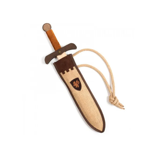 Kalid Medieval Sword Kamelot Natural S  Felt Pouch Brown