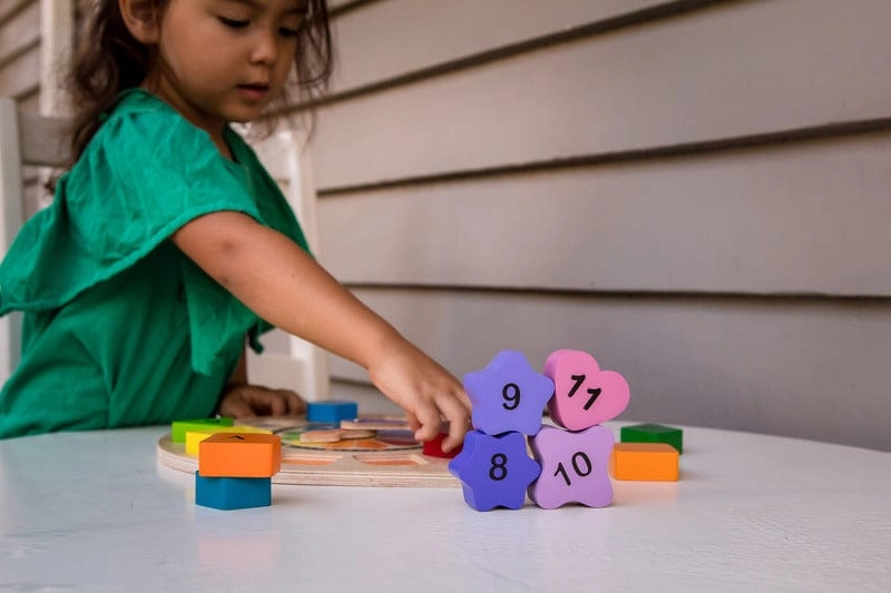 Kiddie Connect - Wooden Clock Puzzle