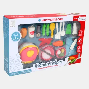 Kids Kitchen Playset  Pretend Cooking Toy Set