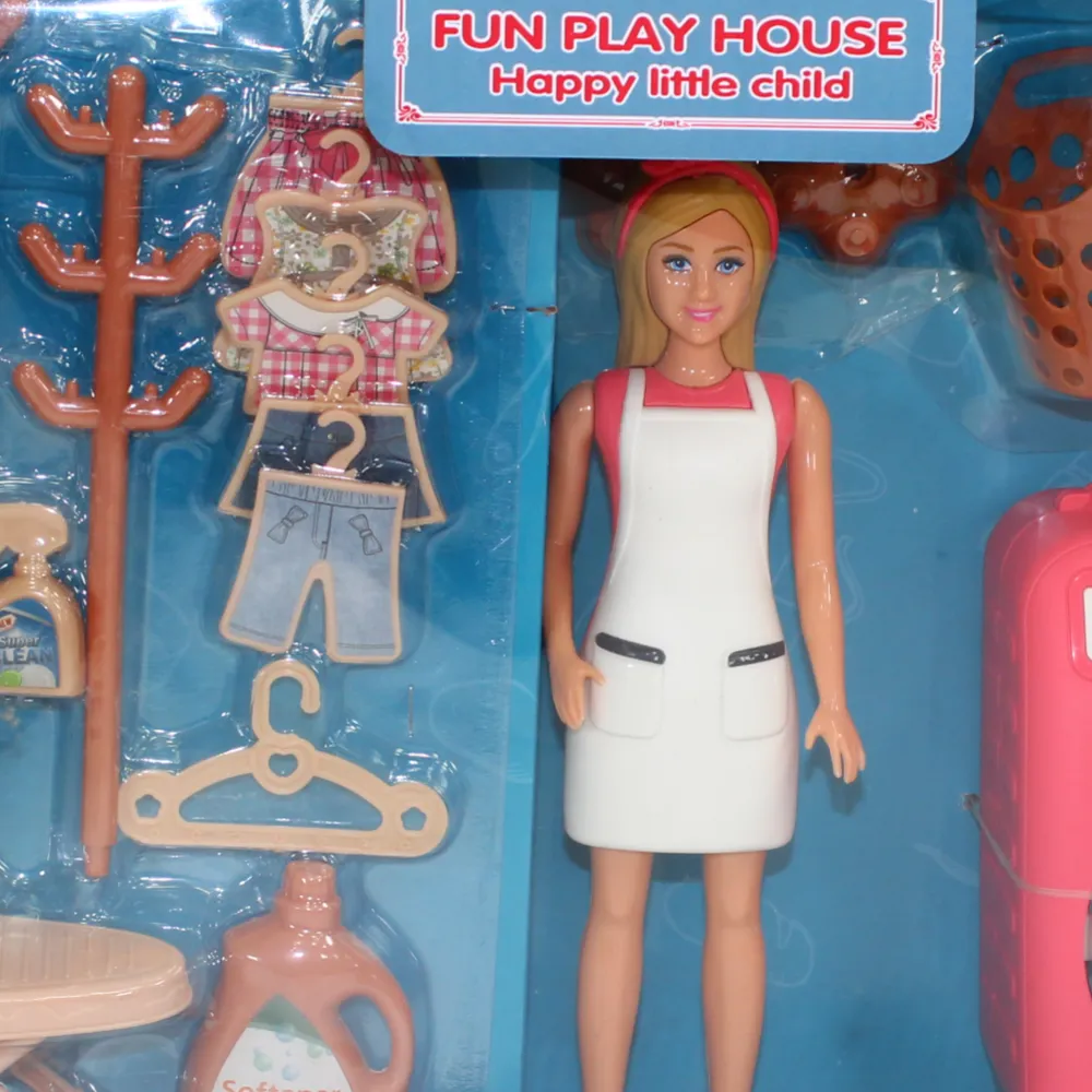 Kids Washing Machine & Laundry Playset