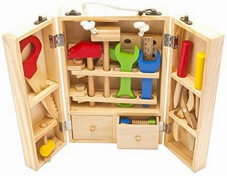 kids wooden Tool Box