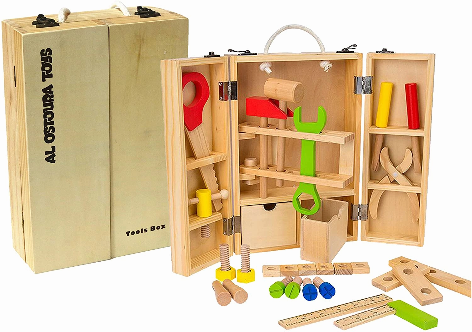 kids wooden Tool Box