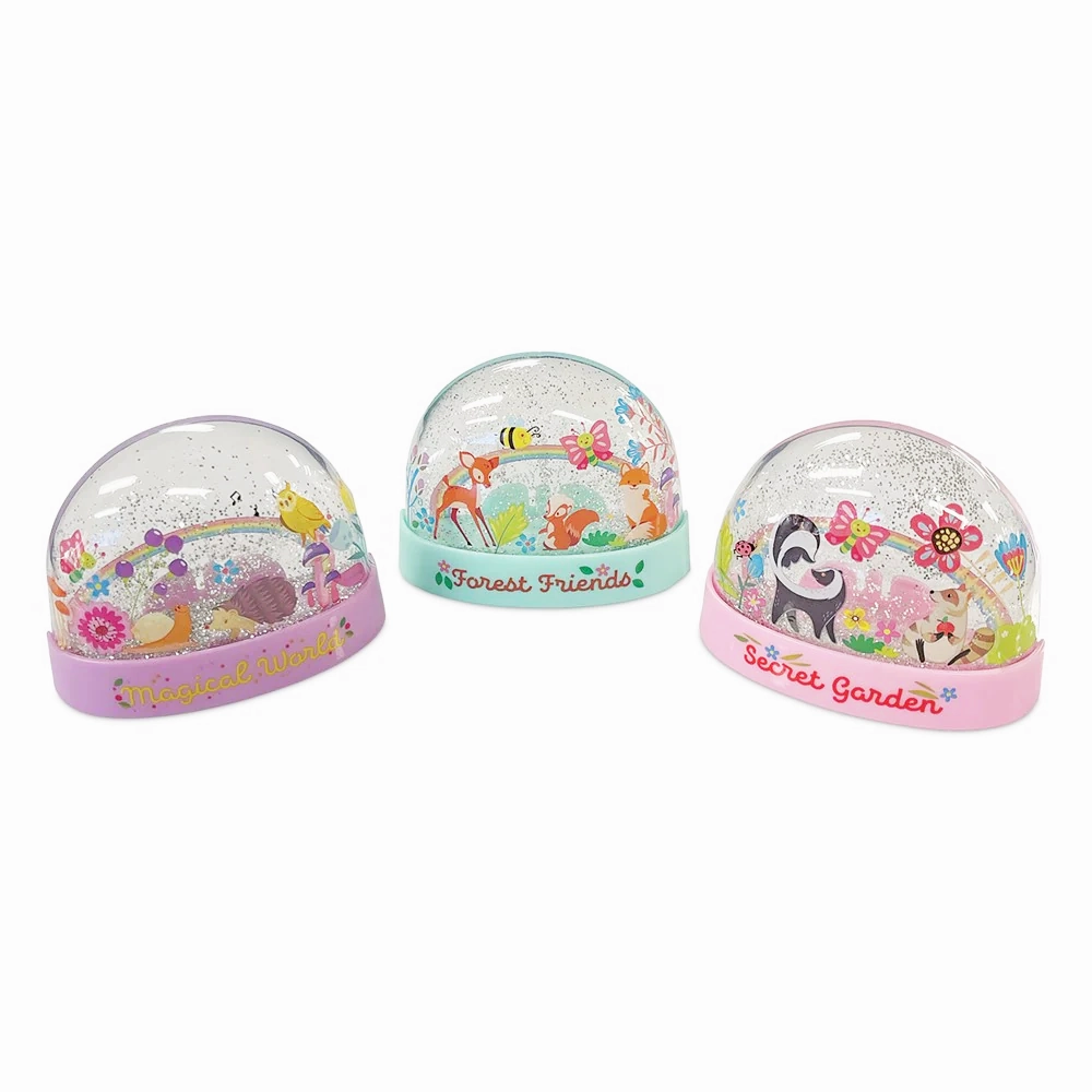 KidzMaker - Glitter Rainbow Snowdomes