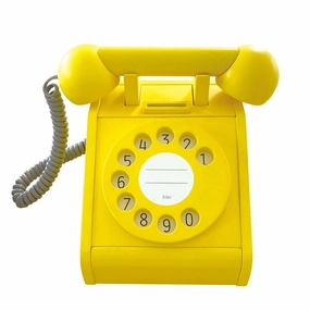 kiko  & gg* Telephone Wooden Toy - Yellow
