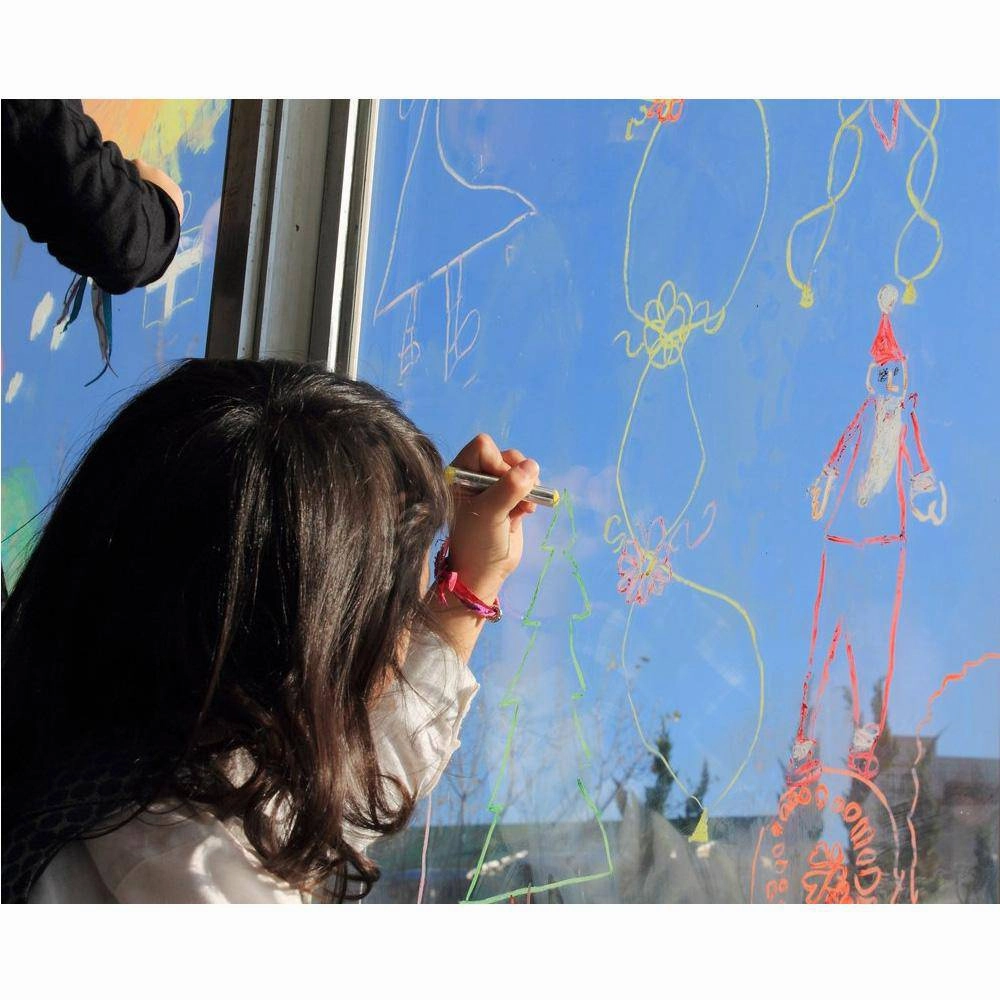 Kitpas Large Window Art Crayons - 12 Colors