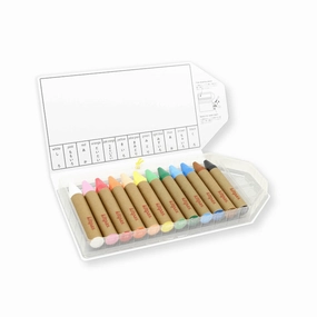 Kitpas Large Window Art Crayons - 12 Colors