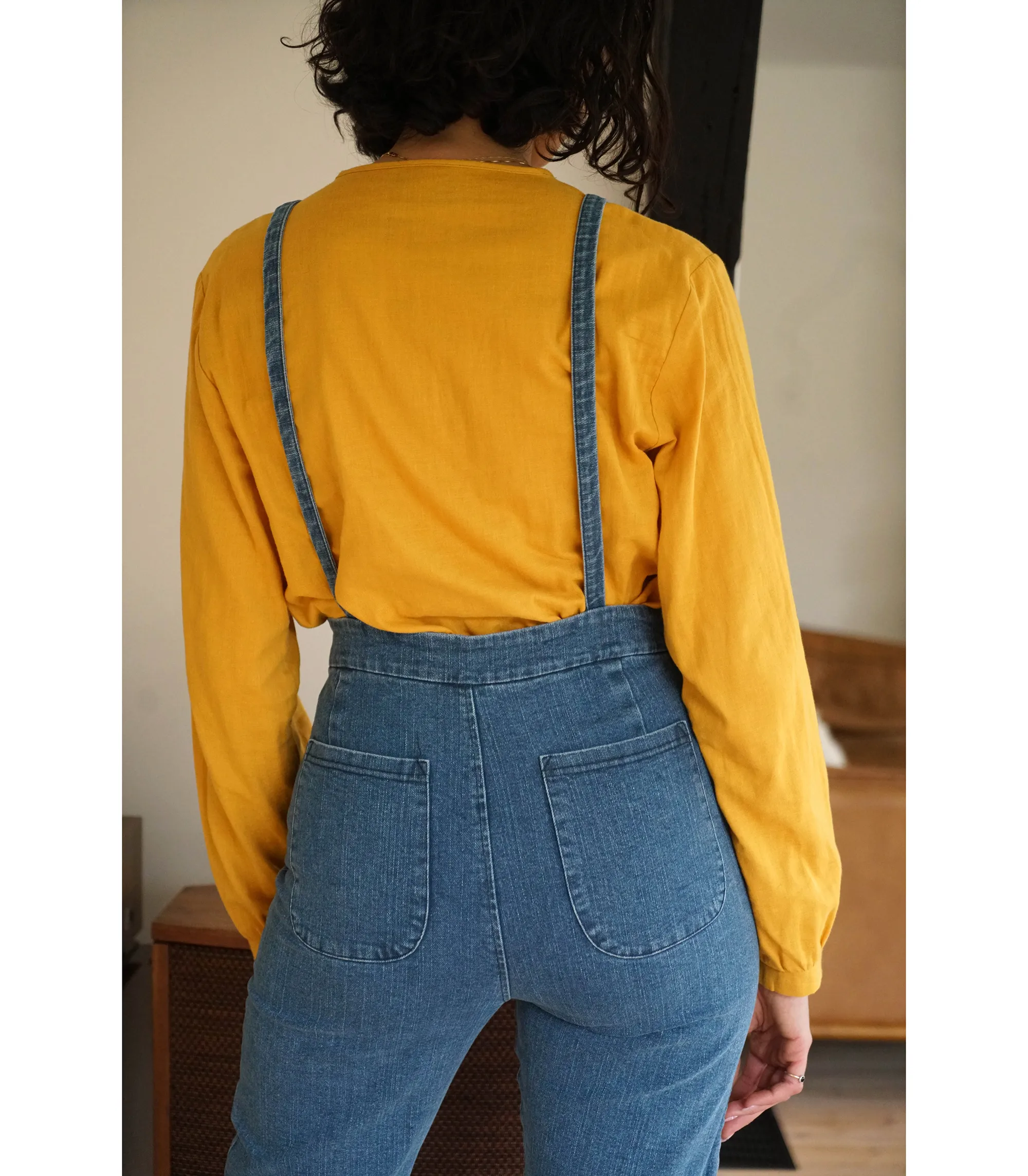 Knot Overalls - Washed Indigo