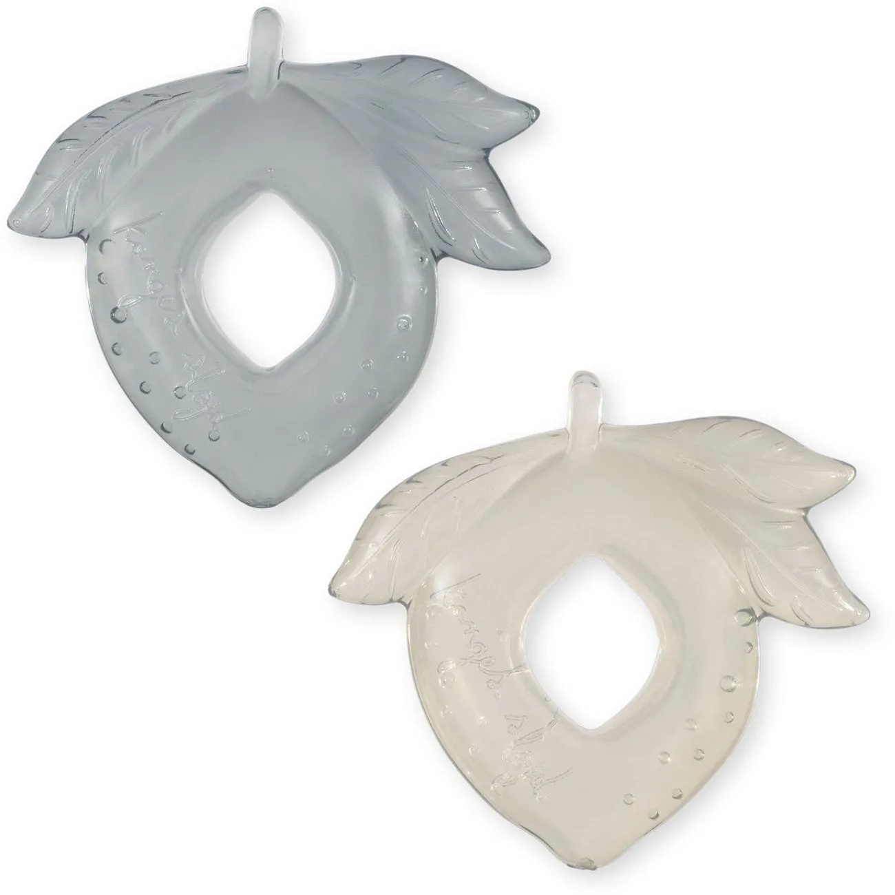 Konges Sljd 2-Pack Lemon Cooling Teethers Blue Mix