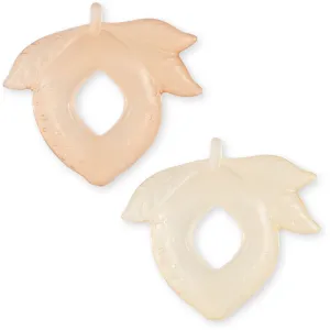 Konges Sljd 2-Pack Lemon Cooling Teethers Blush Mix