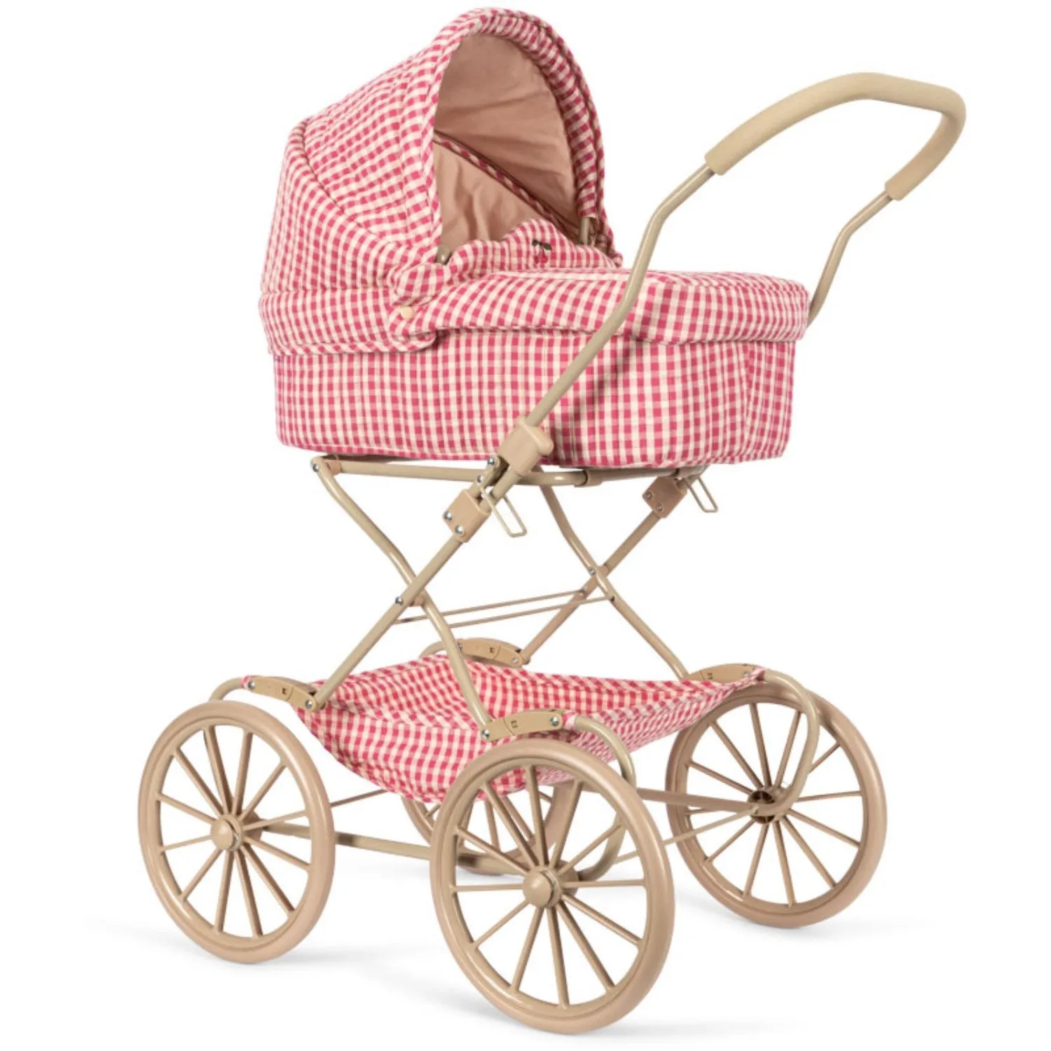 Konges Sl?jd Bubblegum Check Cheeky Doll Pram