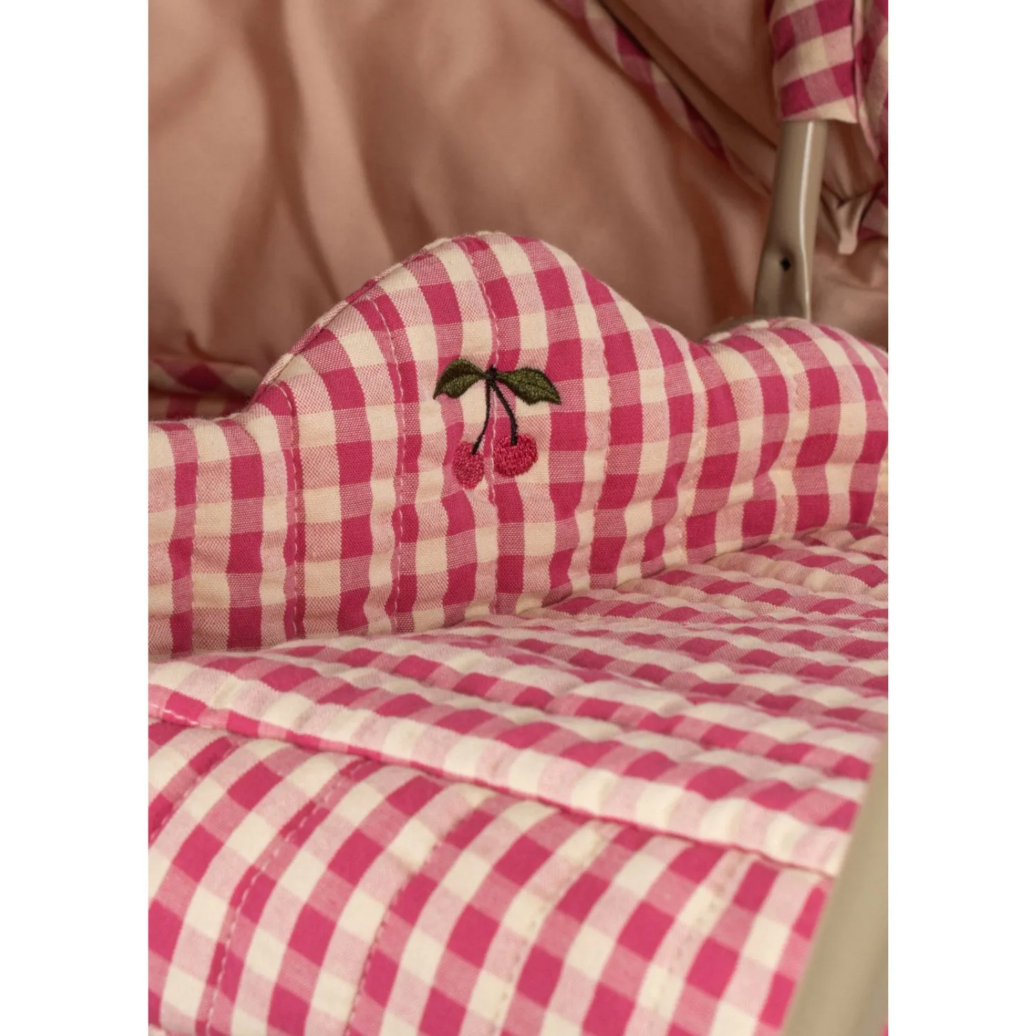 Konges Sl?jd Bubblegum Check Cheeky Doll Pram