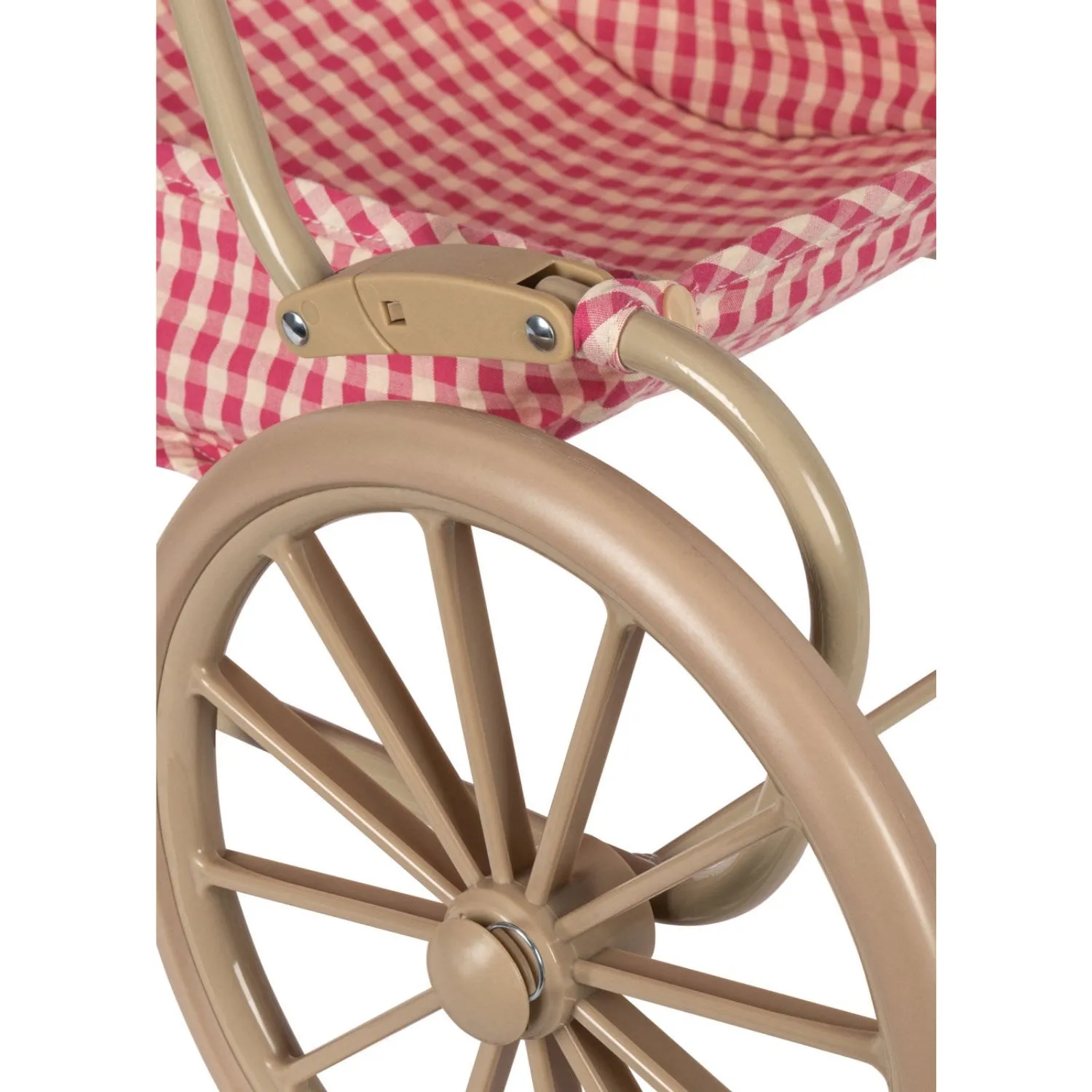 Konges Sl?jd Bubblegum Check Cheeky Doll Pram