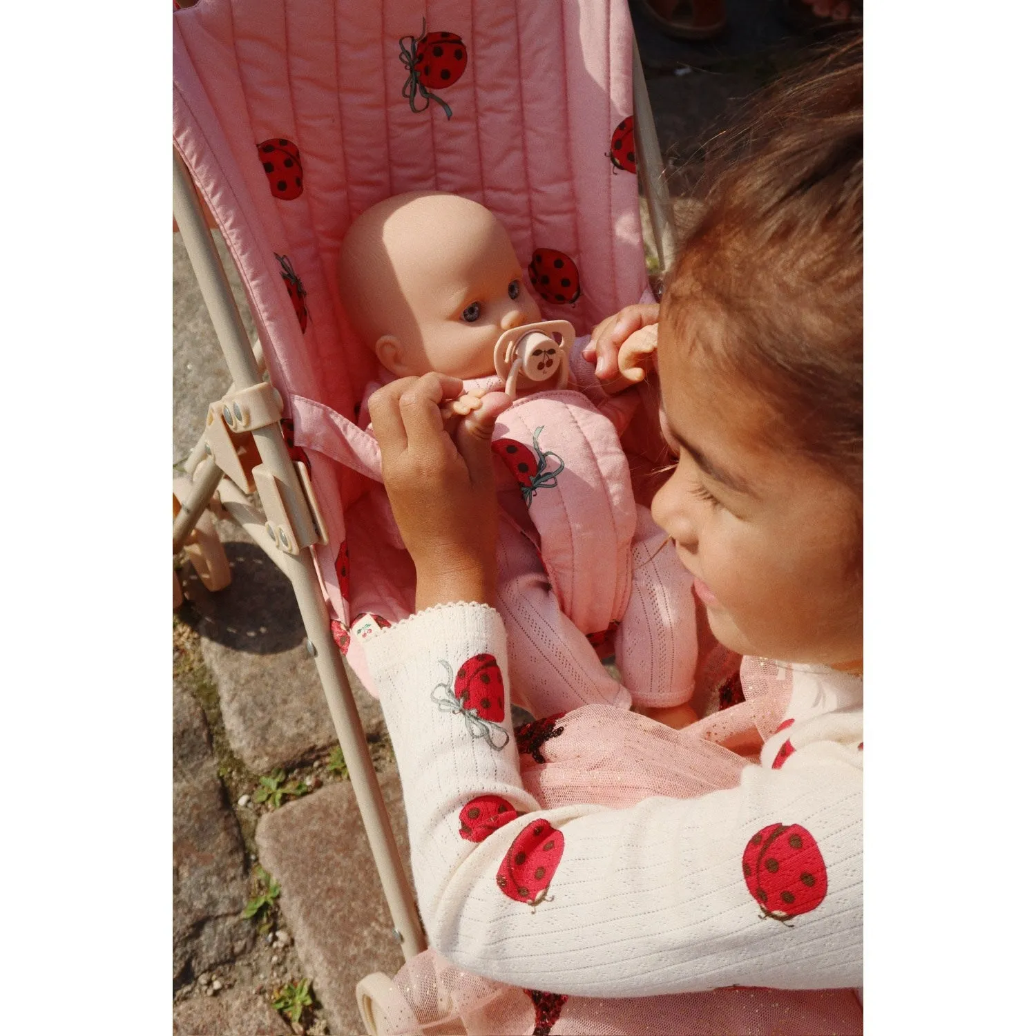 Konges Sl?jd Ladybug Glitter Doll Ladybug Glitter Stroller