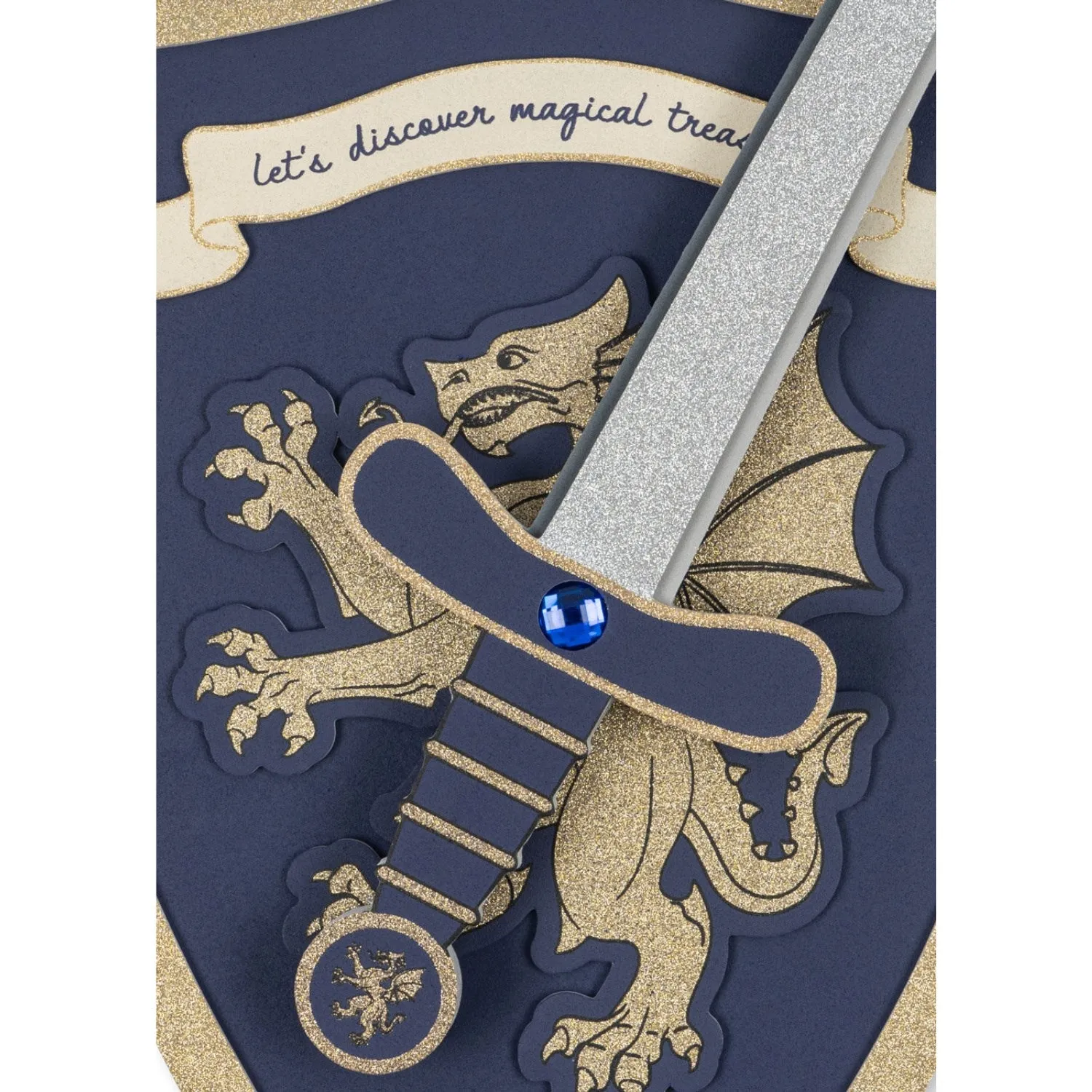 Konges Sl?jd Midnight Navy Knight Sword And Shield