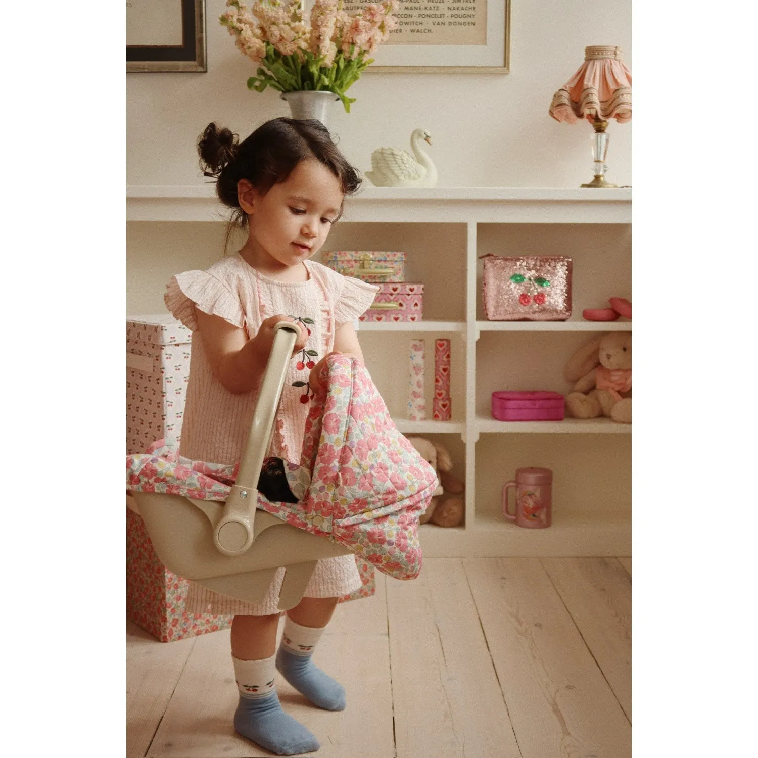 Konges Sl?jd Rose Anglaise Doll Car Seat