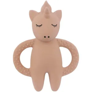 Konges Sljd Teeth Soother Unicorn Rose