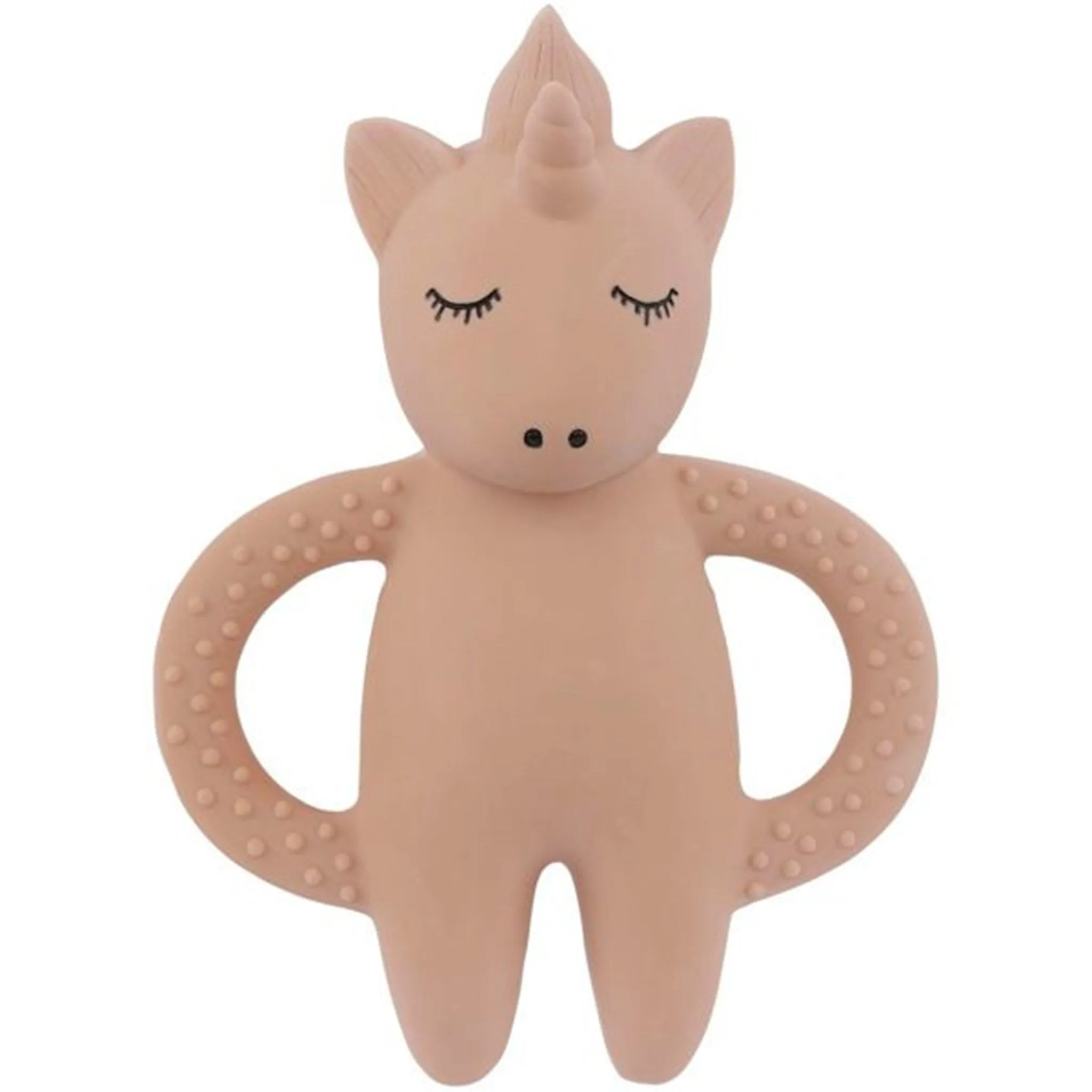 Konges Sljd Teeth Soother Unicorn Rose