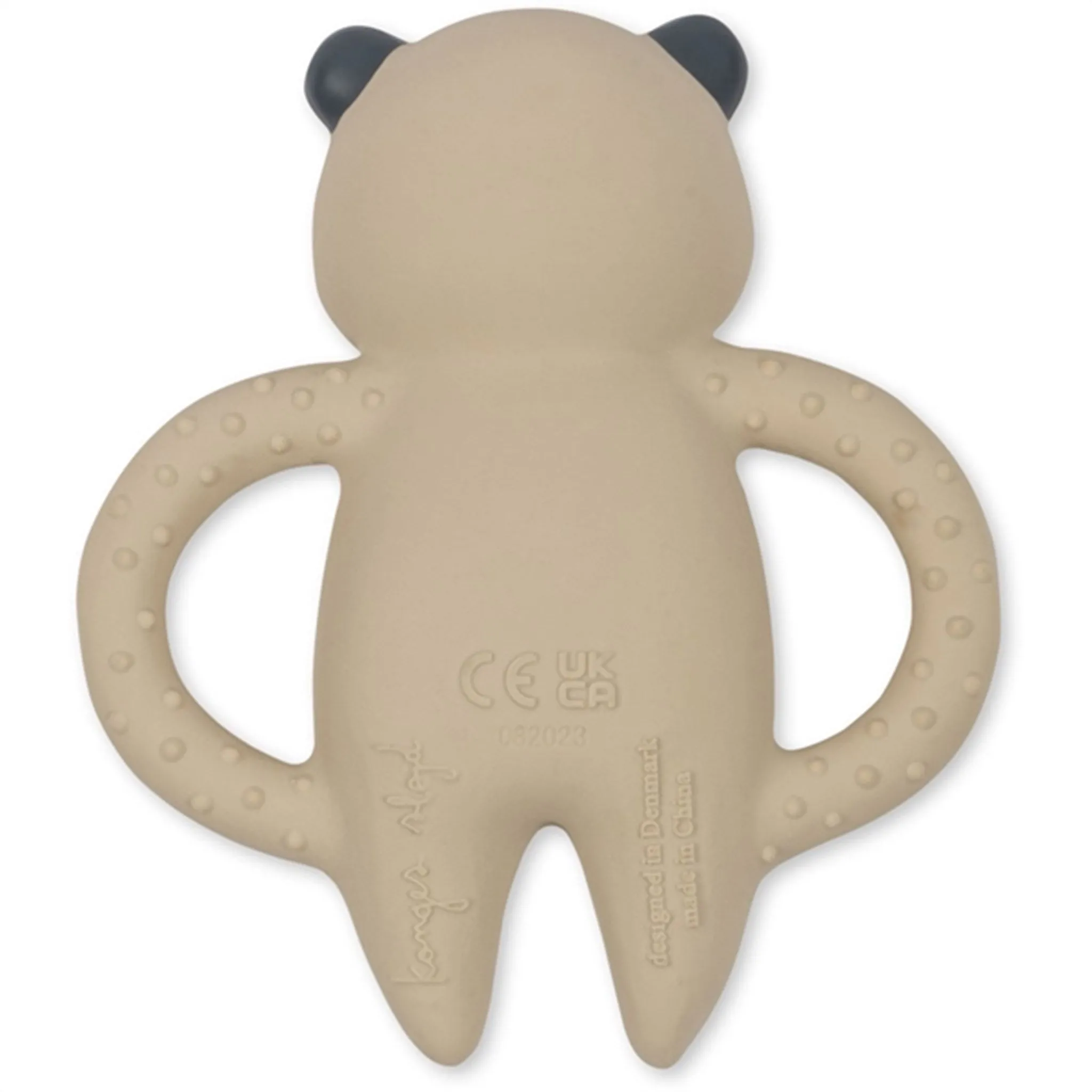 Konges Sljd Teether Panda Cream Off White