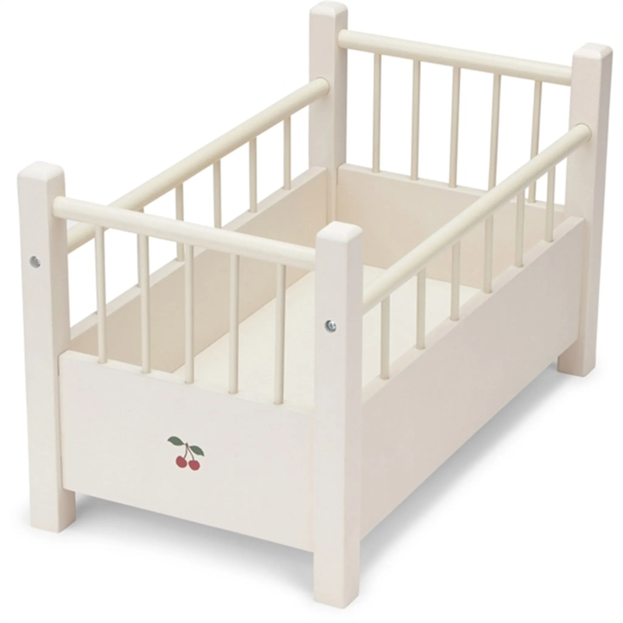 Konges Sl?jd Wooded Doll Bed Ecru