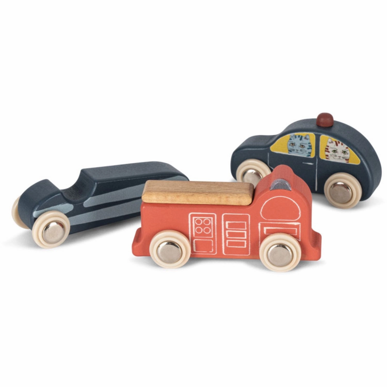 Konges Sl?jd Multi Wooden Mini Cars Fsc