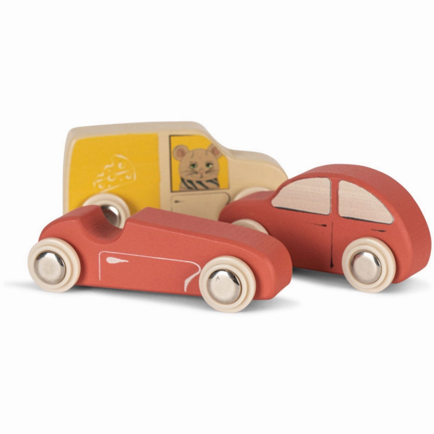 Konges Sl?jd Multi Wooden Mini Cars Fsc