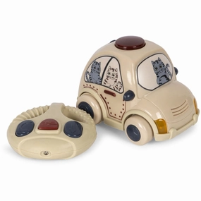 Konges Sljd Beige Remote Control Police Car