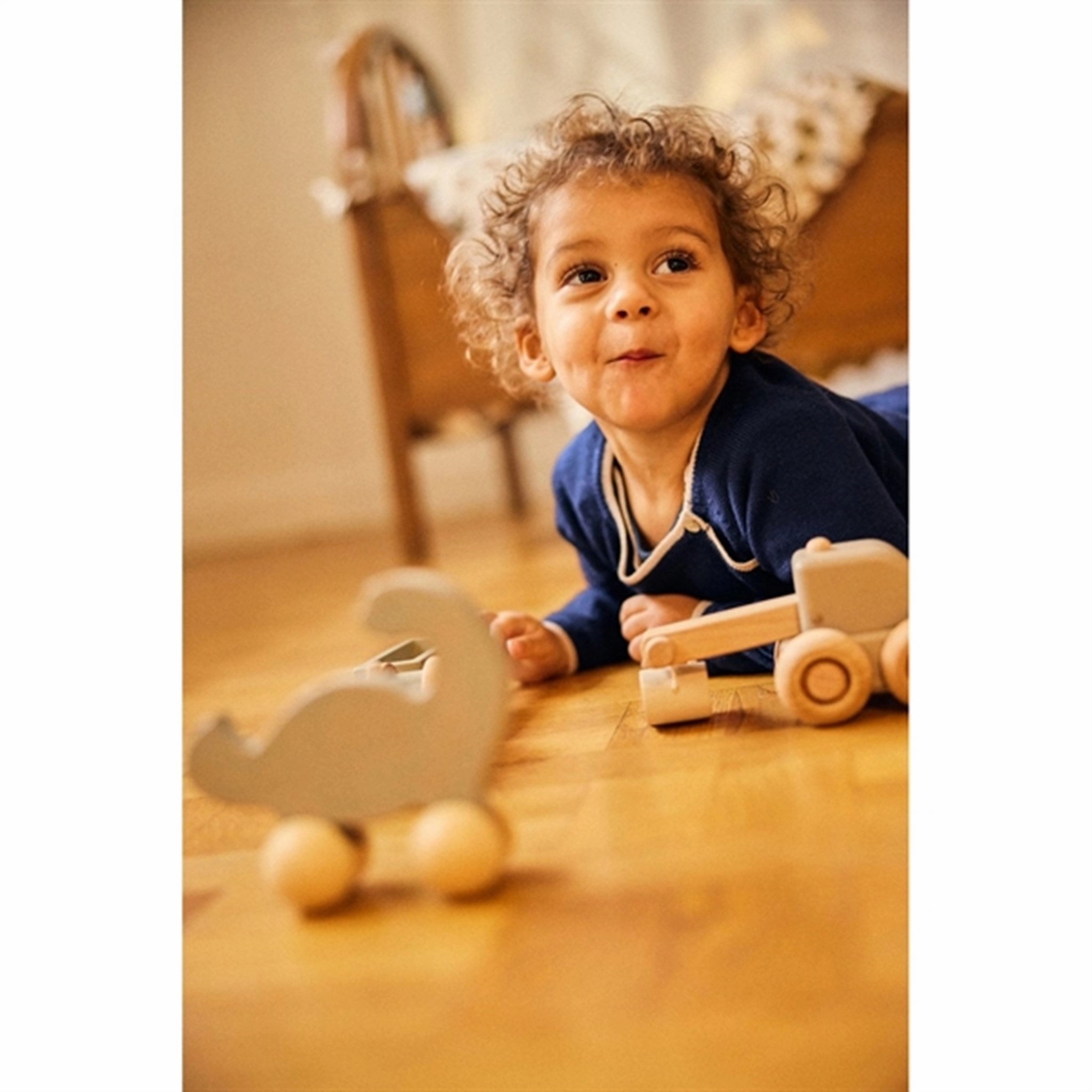 Konges Sljd Blue Wooden Digger