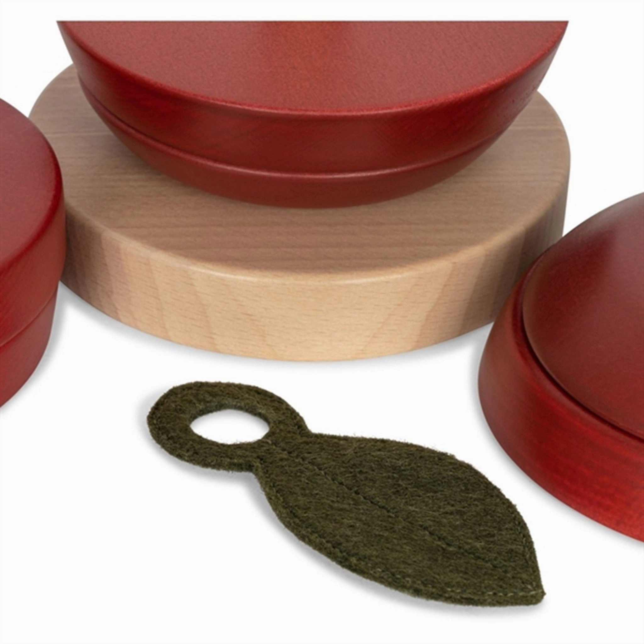 Konges Sljd Dark Red/Moonlight Stacking Apple