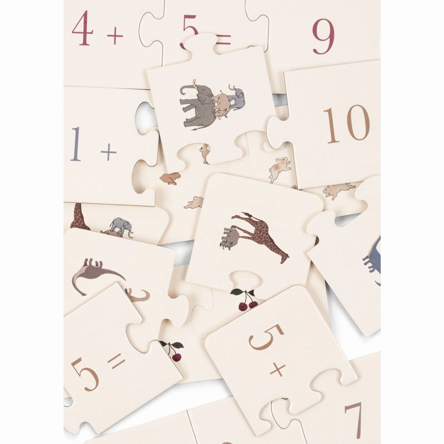 Konges Sljd Multi Cardboard Puzzle Math Fsc
