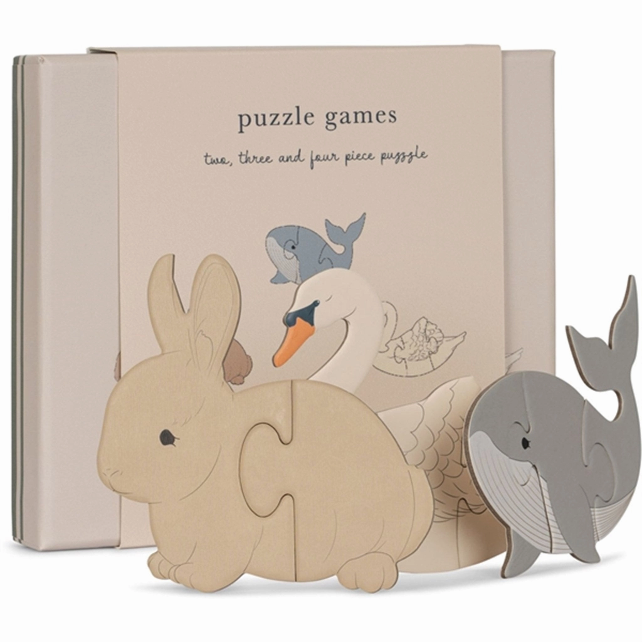 Konges Sljd Puzzle Beige