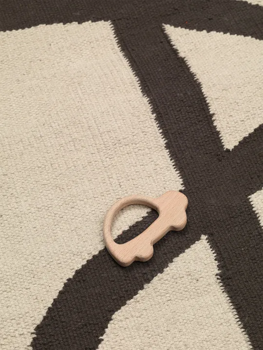 Lane Rug - Off-White/Chocolate