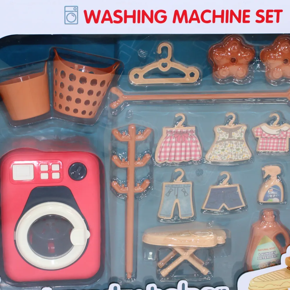 Laundry Helper Washing Machine Toy  Interactive Playset