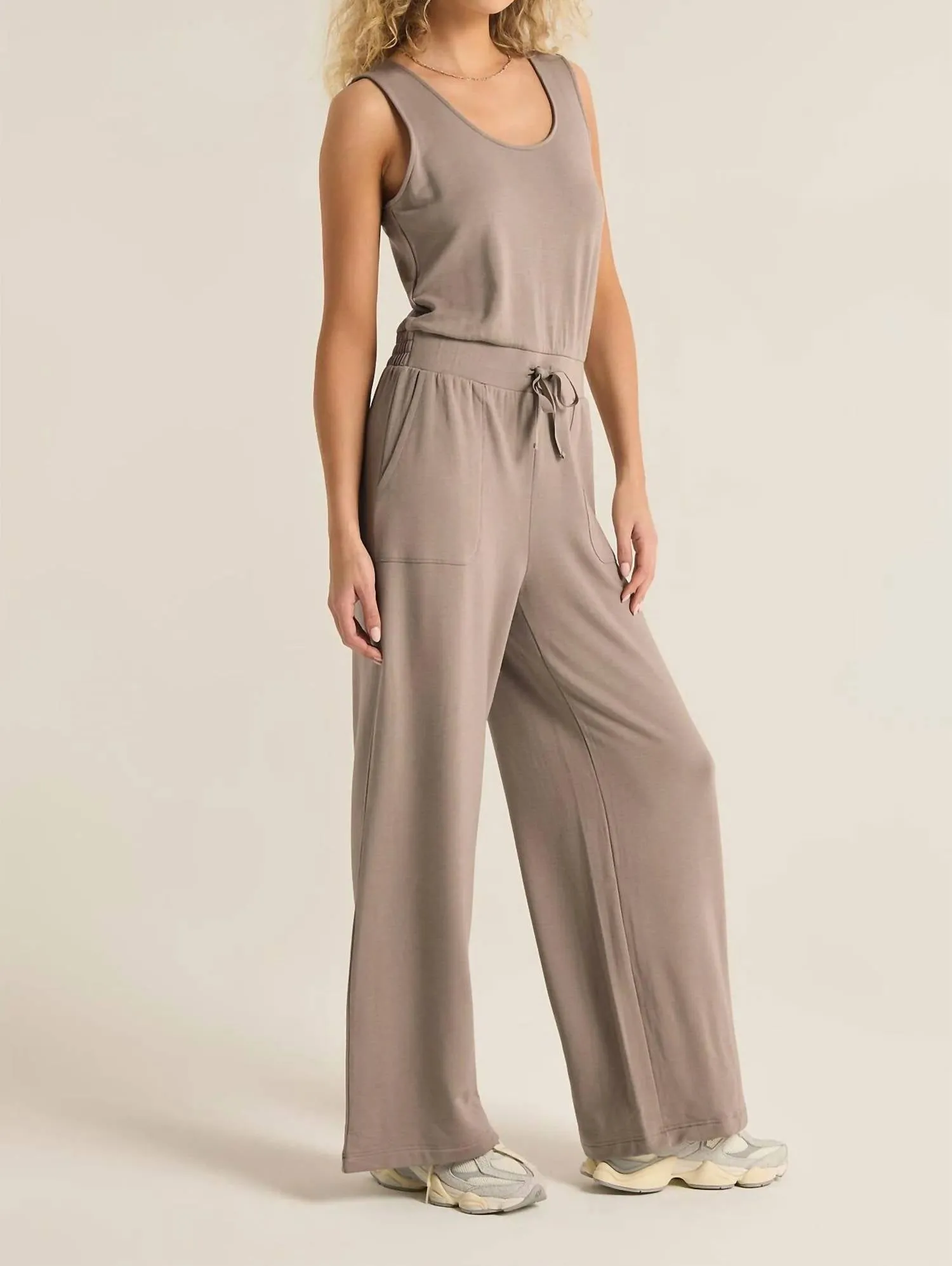 Layover Modal Fleece Jumpsuit